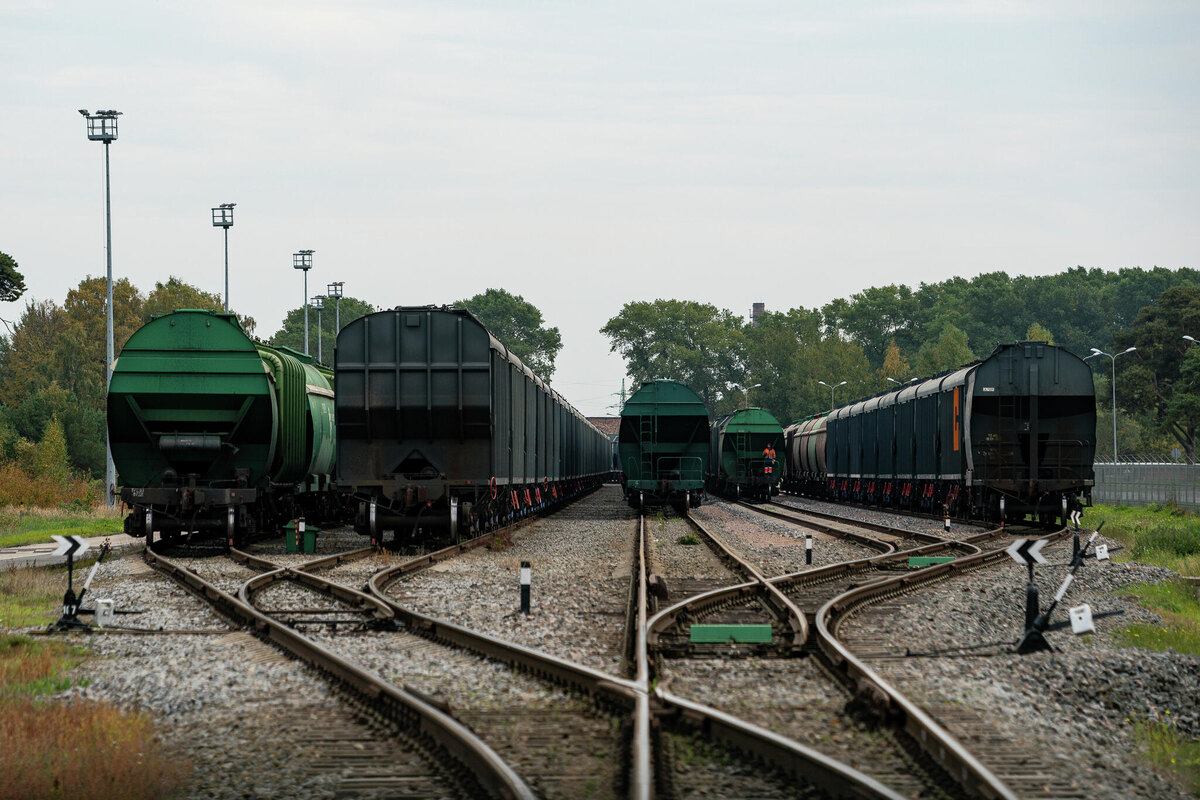 Вагоны на путях в Лиепае © Sputnik