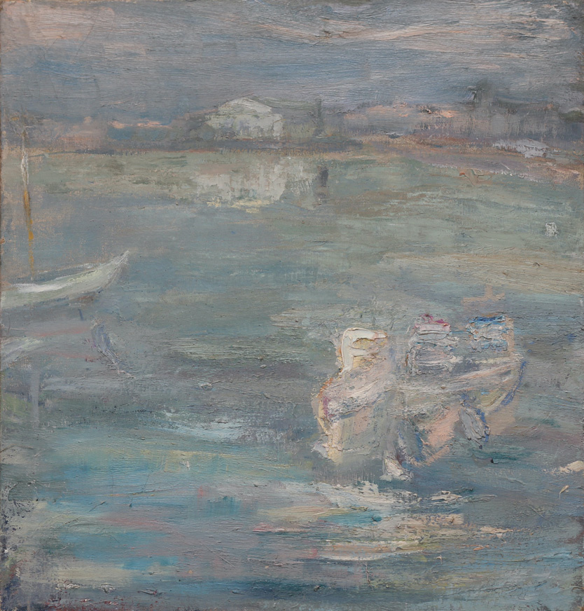    Вид на стрелку Васильевского острова, Георгий Траугот