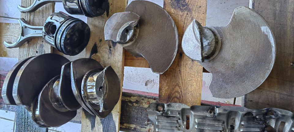 Коленвал Ленд Ровер / Land Rover 2.7 и 3.0 дизель / аналог рыжий