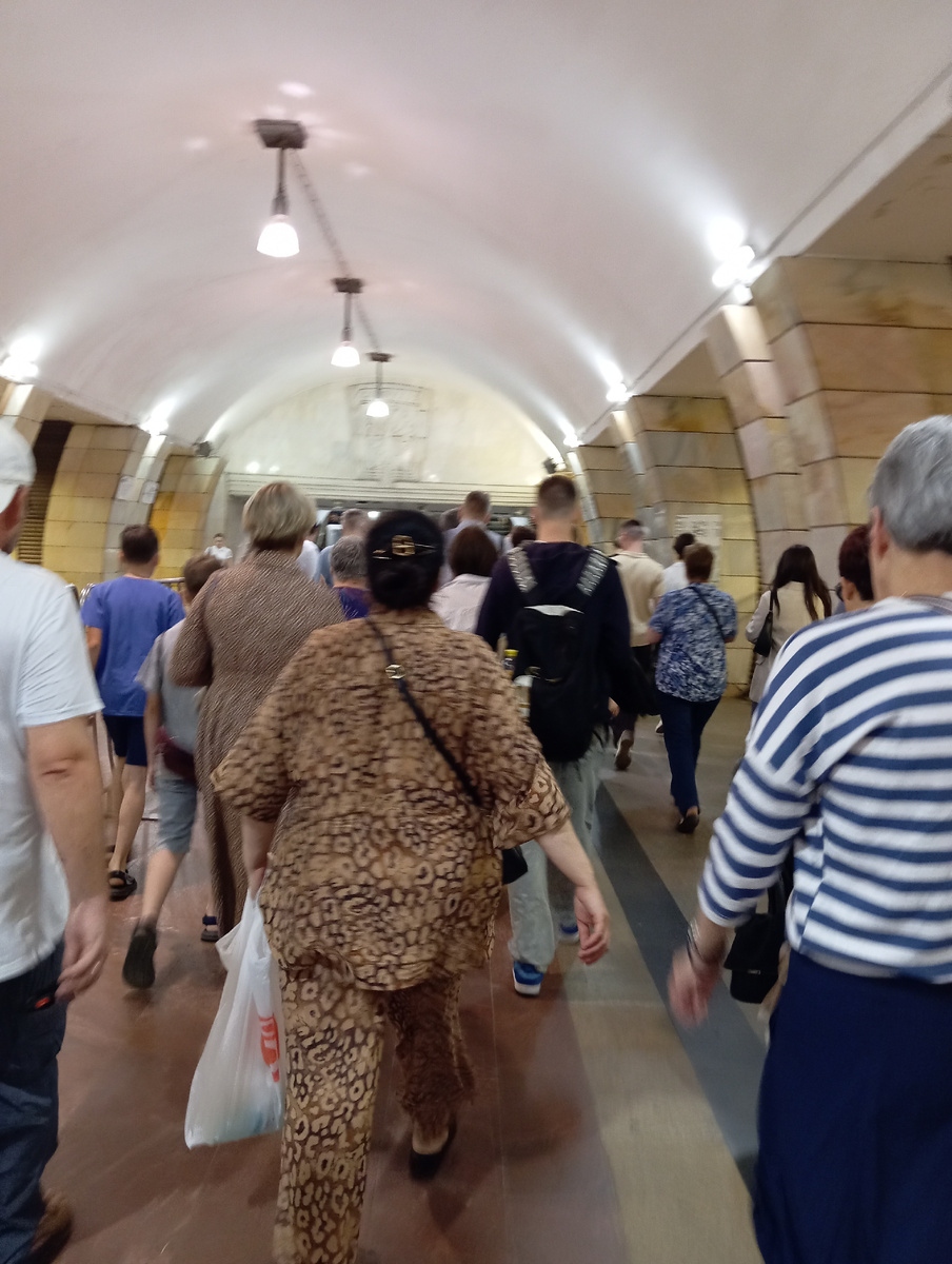 В метро безумная толпа, здесь монолит таких как я. Но мне немного грустно: в моем желудке пусто.