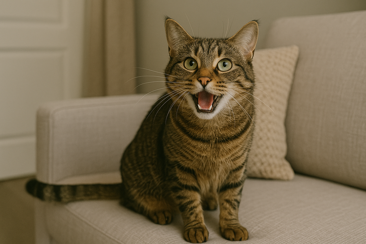 кот разговаривает