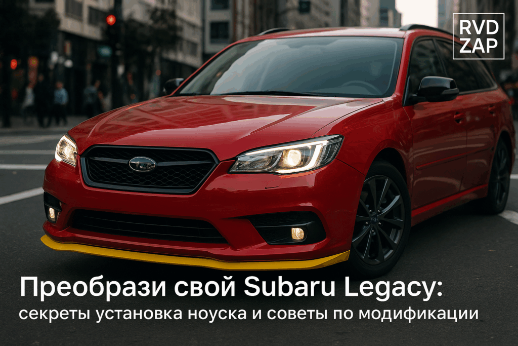    Установка ноуската на Subaru Legacy BP admin