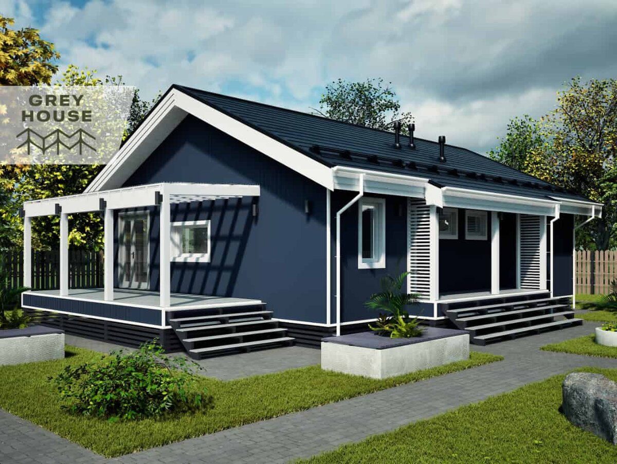 Дом по проекту Норд с мастер спальней