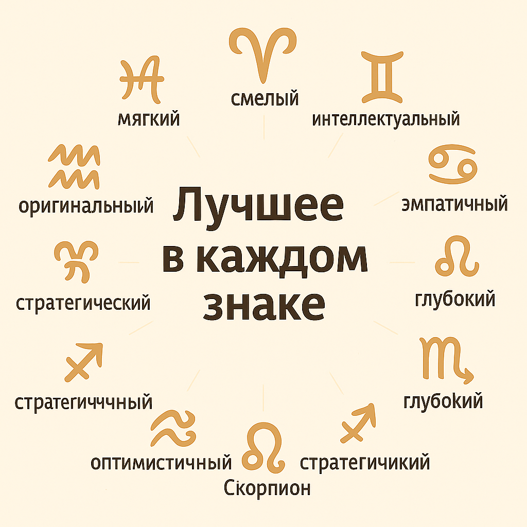 Лучшие качества каждого знака зодиака 