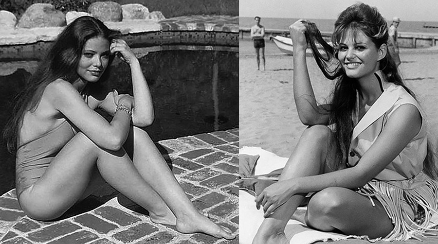 Орнелла Мути и Клаудия Кардинале