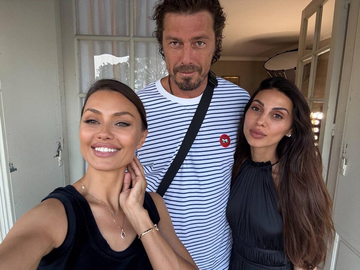    Слева направо: Виктория Боня, Марат Сафин, Маница в Монако. Фото: Telegram-канал Виктории Бони