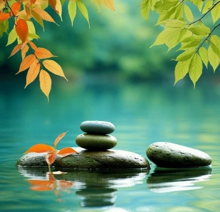 Иллюстрация нейросети к понятию дзен, по запросу автора 