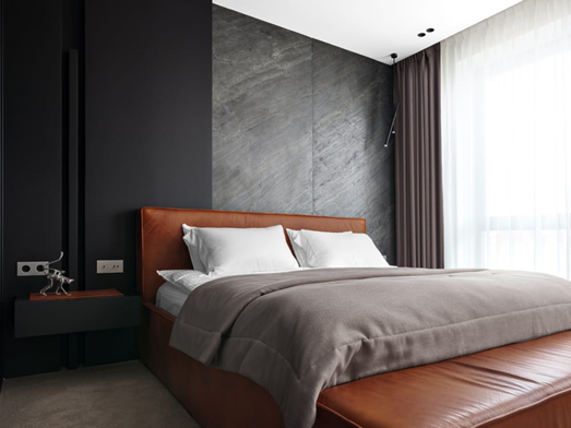 Материалы для отделки стен: камень, стекло, керамическая плитка.