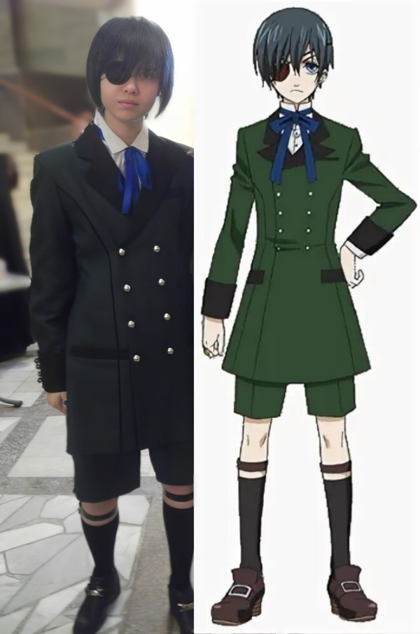 Здесь мне всего 15 лет! Про парики я ещё ничего не знала... И это был мой первый пошив костюма! 