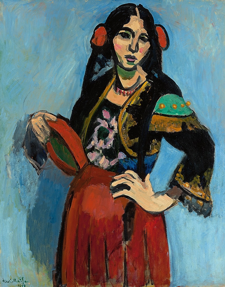    Анри Матисс, «Испанка с бубном», 1909Государственный музей изобразительных искусств им. А. С. Пушкина
