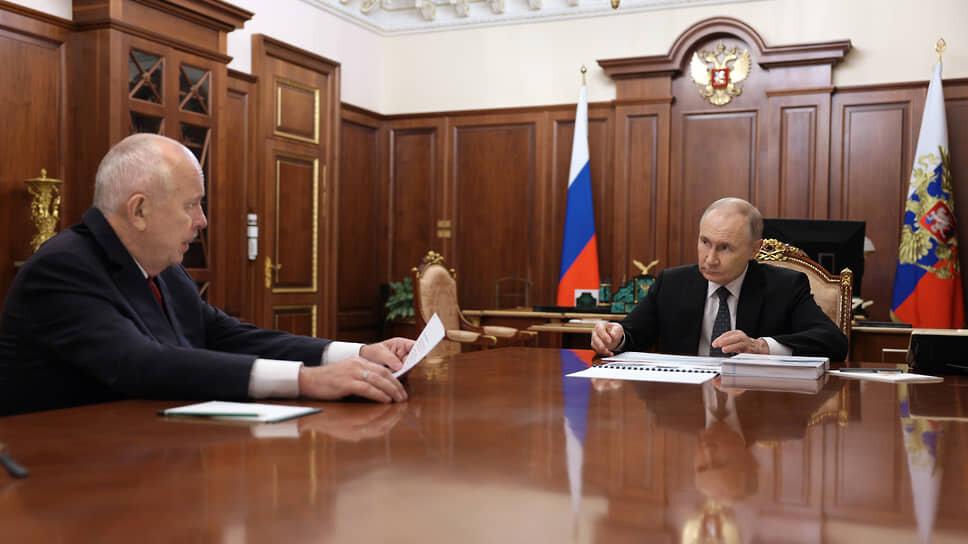 Глава «Ростеха» сообщил Путину о заморозке строительства МСЗ в Казани.📷Фото: пресс-служба президента РФ