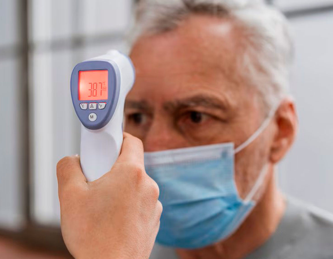 Инфракрасный термометр для пожилых людей