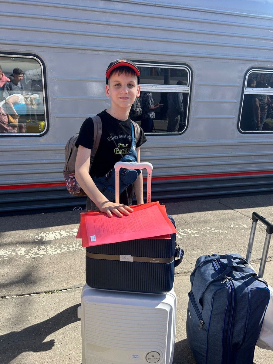 Вадим Крикун по дороге в "Орленок"!