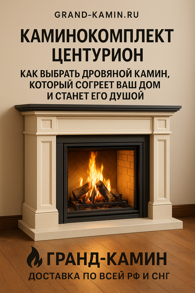    Каминокомплект Центурион: как выбрать дровяной камин, который согреет ваш дом и станет его душой Kamin
