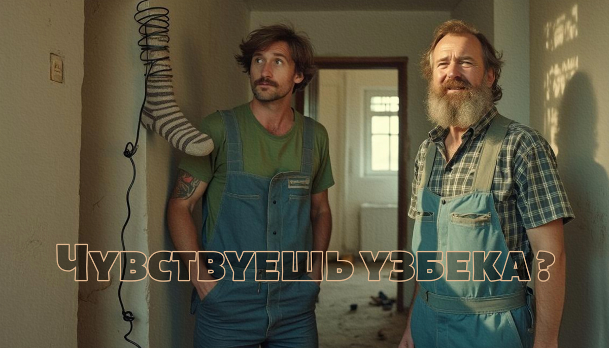 Серьёзно, за пять дней ты забудешь, где паспорт, но ищешь свой шпатель дольше, чем жёны ищут вторубю серёжку. А если носки всплыли не там — поздравляю, ты уже “из своих”.ПЕРВАЯ ВСТРЕЧА: “БЫТОВОЙ КВЕСТ ОТ УЗБЕК-БРИГАДЫ”