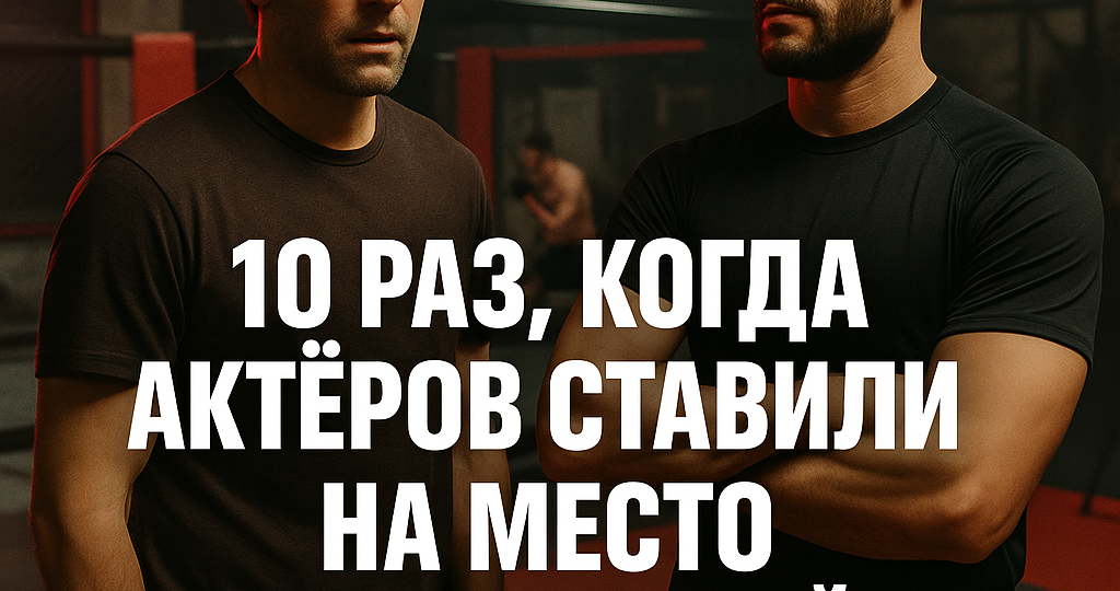 10 раз, когда актёров ставили на место настоящие бойцы