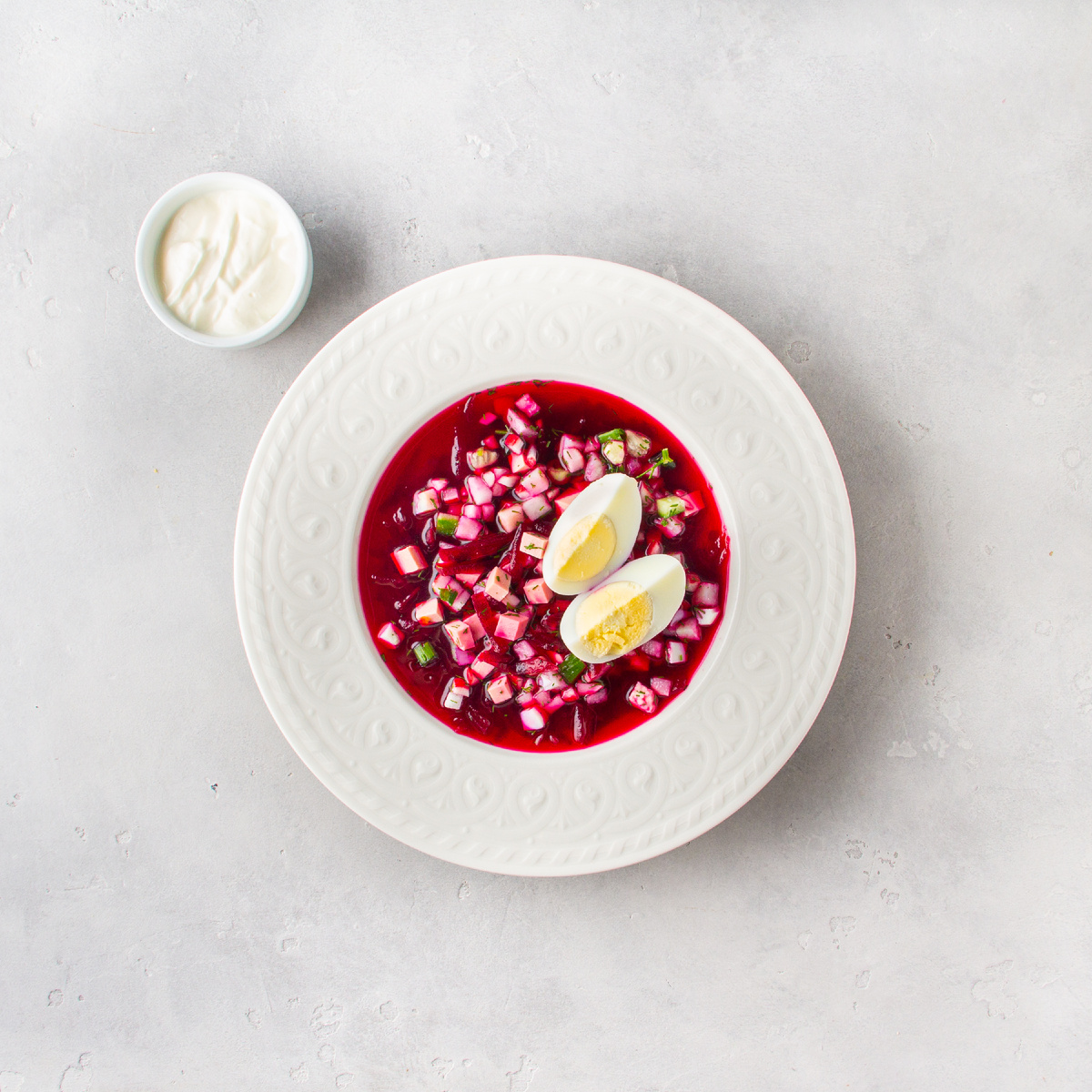 Холодный борщ (уп 250 мл). 