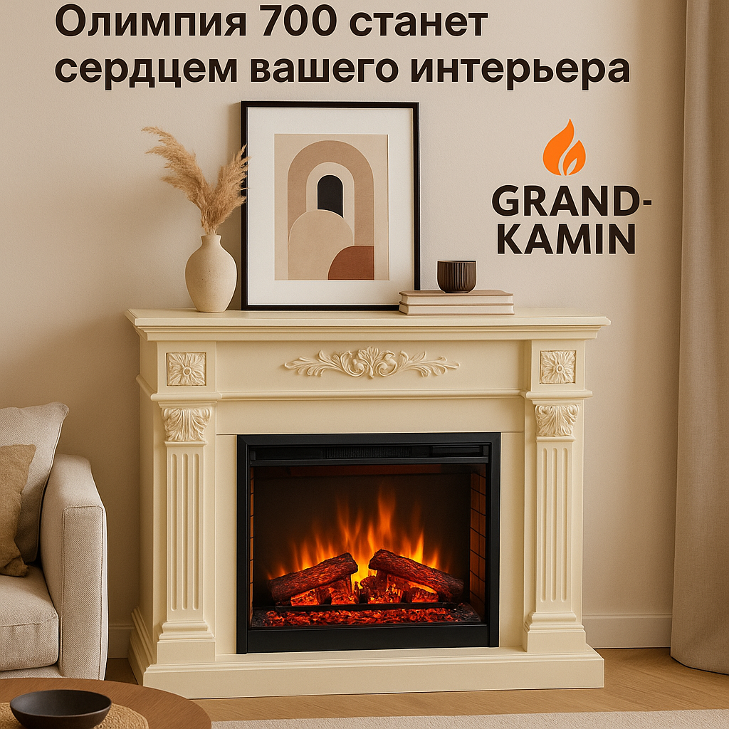    Тепло и стиль для вашего дома: почему каминокомплект Олимпия 700 станет сердцем вашего интерьера Kamin
