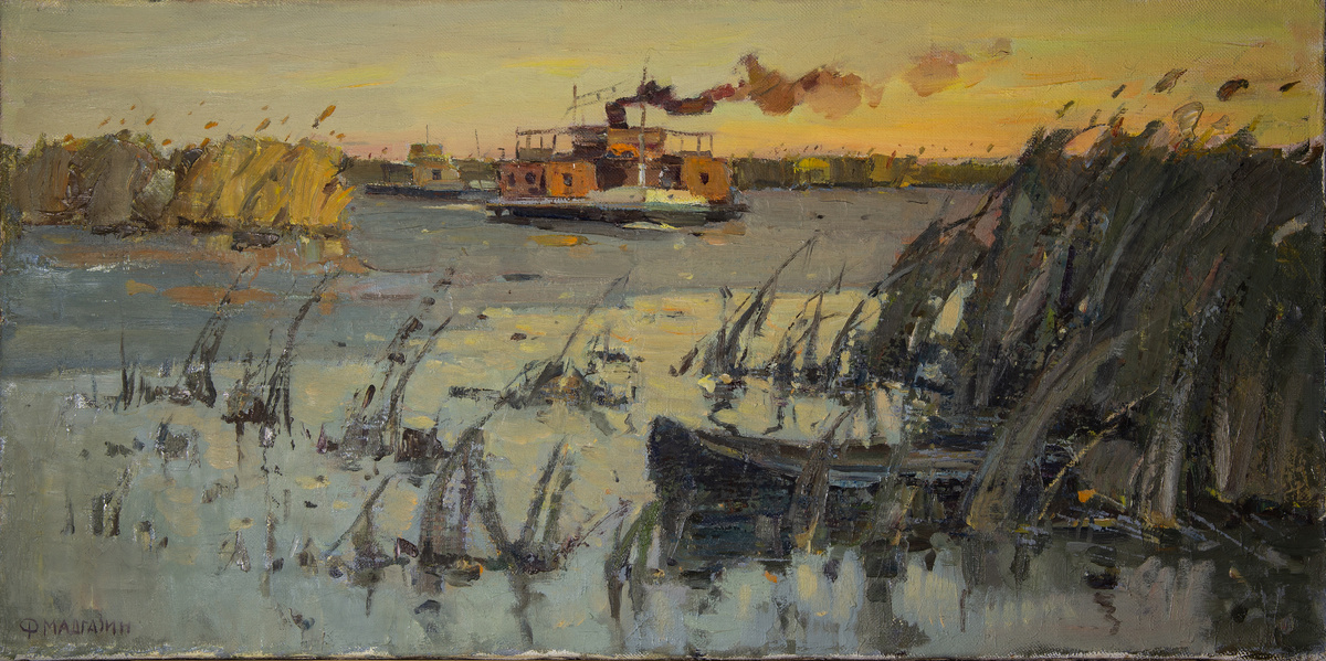 Мадгазин Ф. «Морская тропа». 1980 г. Коллекция Фонда Марджани