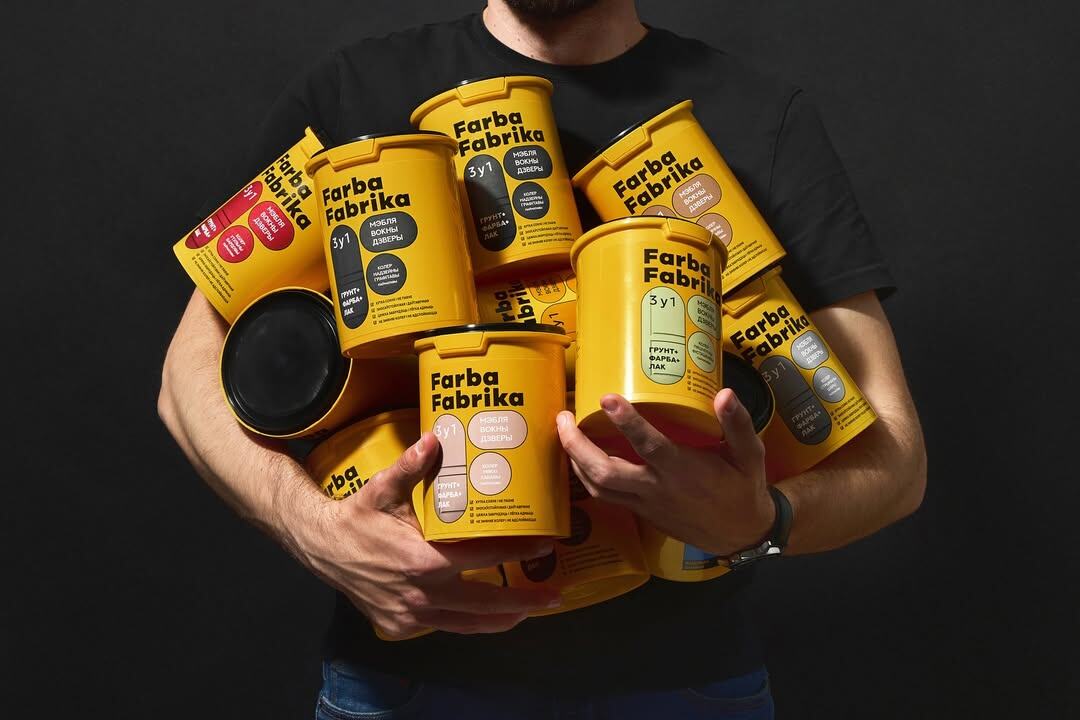 Fabula Branding представило обновлённую айдентику для белорусского производителя красок Farba Fabrika