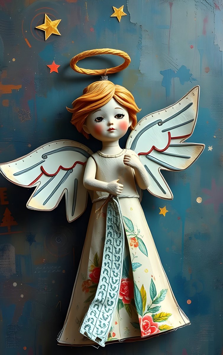 Игрушка. Иллюстрация создана с помощью нейросети Flux Schnell и программы Photoshop.