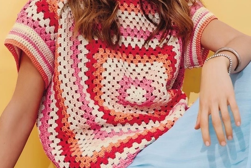 Топы из мотивов крючком: 9 моделей на любой вкус со схемами