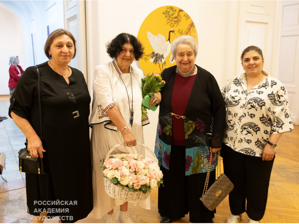 Открытие выставки «Летняя симфония» Наталии Кабаковой в МВК РАХ (Москва,Пречистенка, 19). Фоторепортаж: Виктор Берёзкин, пресс-служба РАХ