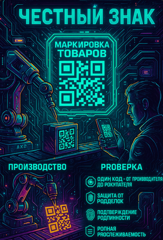 Маркировка по системе «Честный ЗНАК» в 2025 году