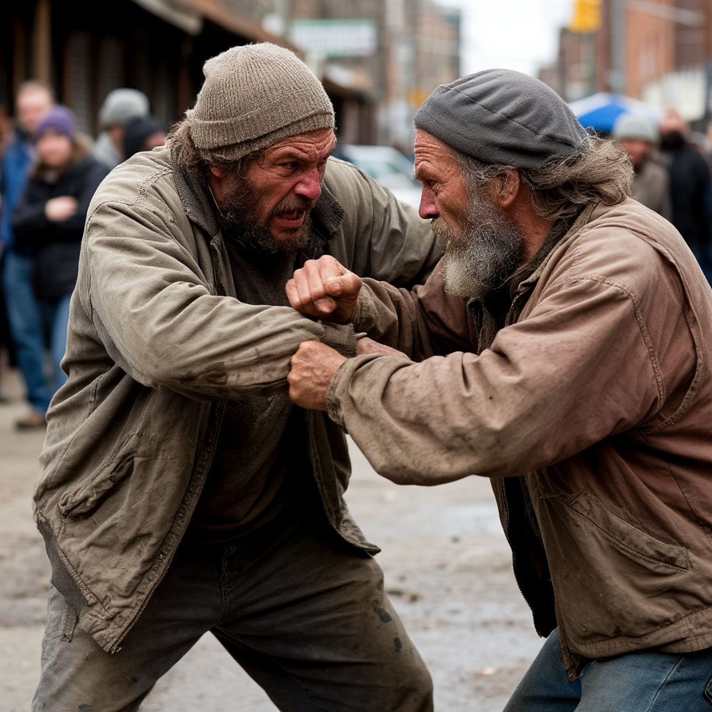 Избегайте агрессивных бездомных