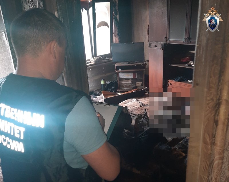    На месте ликвидированного пожара обнаружили тела двух мужчин