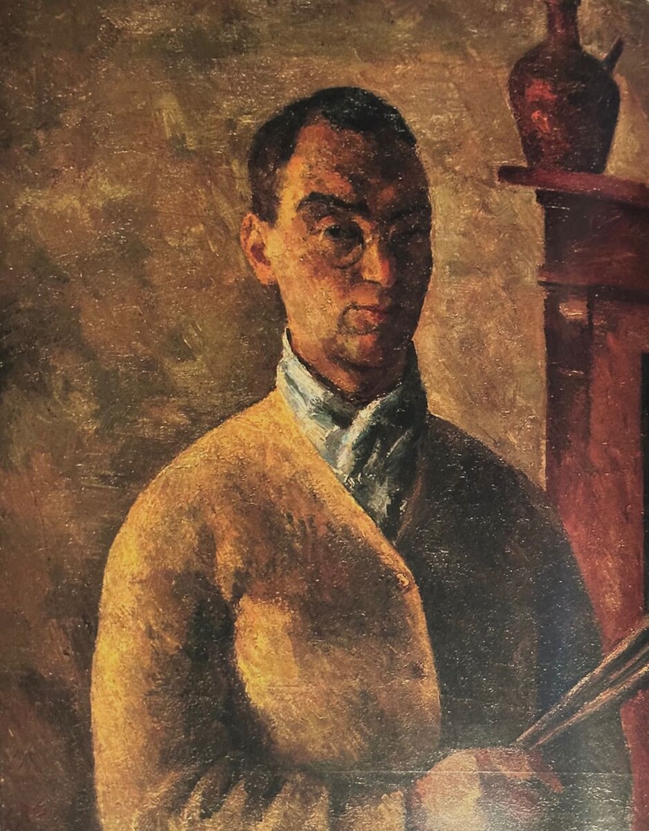 Роберт Фальк. «Автопортрет в жёлтом». 1924