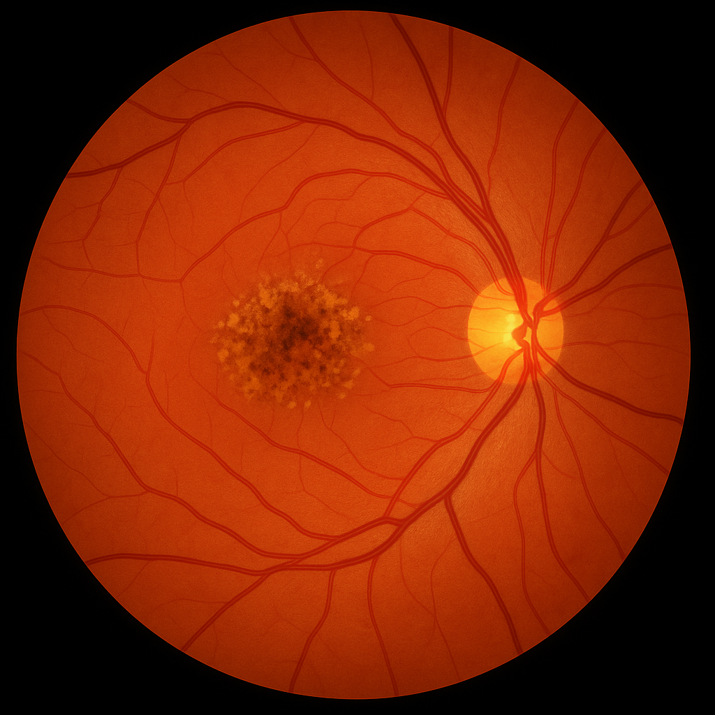 Сухая форма возрастной макулодистрофии