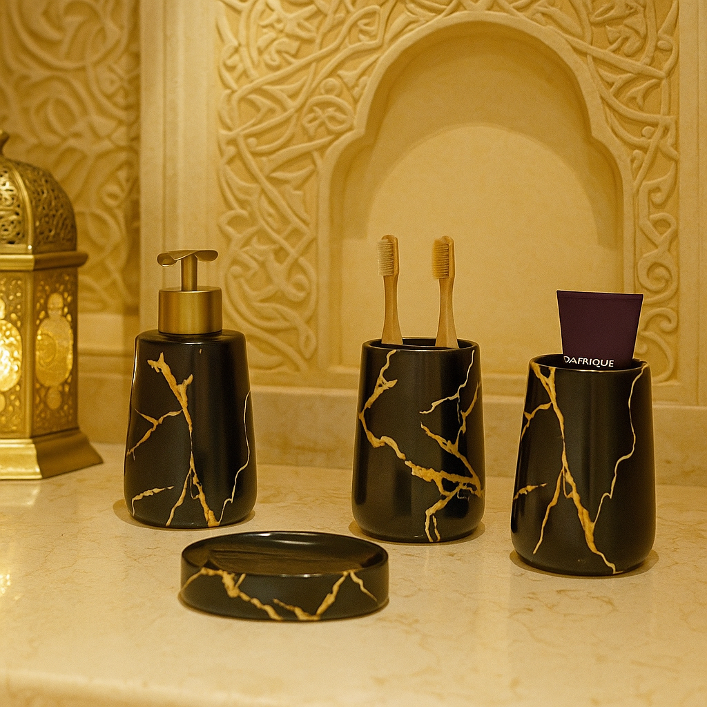 Набор «Ар-деко черное золото» от  INHOMEKA