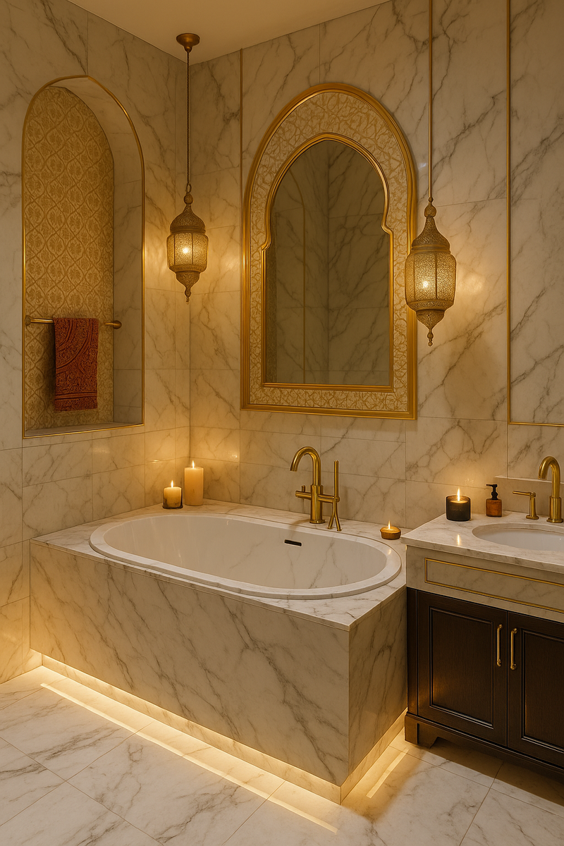 Ванная в арабском стиле
