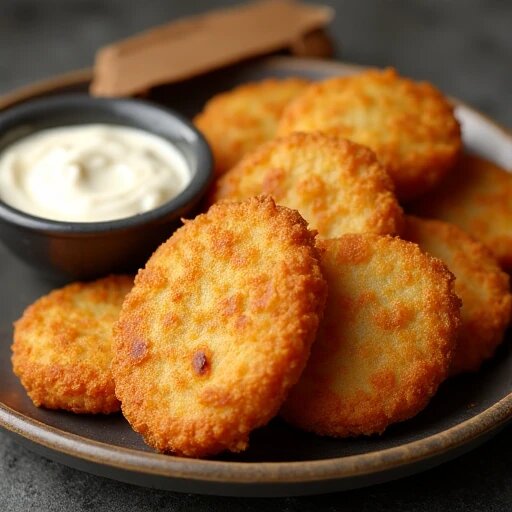 Картофельные котлеты в панировке