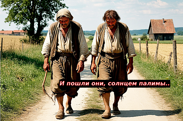 И пошли они, солнцем палимы..