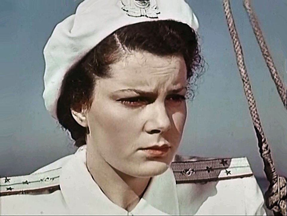 Кадр из фильма «В мирные дни» 1950 год реж. Владимир Браун