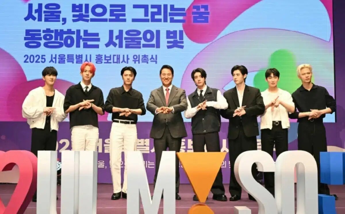   ENHYPEN с мэром Сеула О Се Хуном