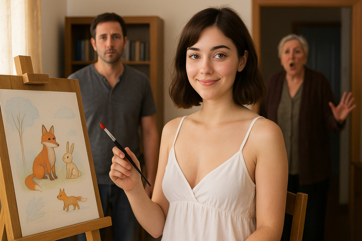 Иллюстрация к рассказу от «Свекровь против»