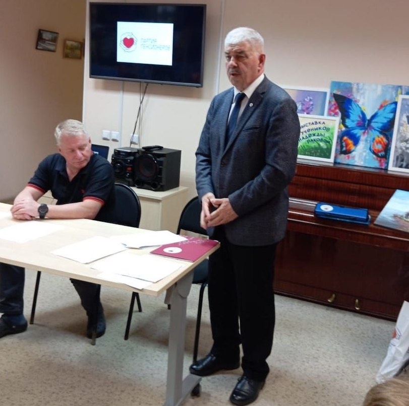 Андрей Манин - новый-старый председатель совета Карельского регионального отделения Партии пенсинеров.