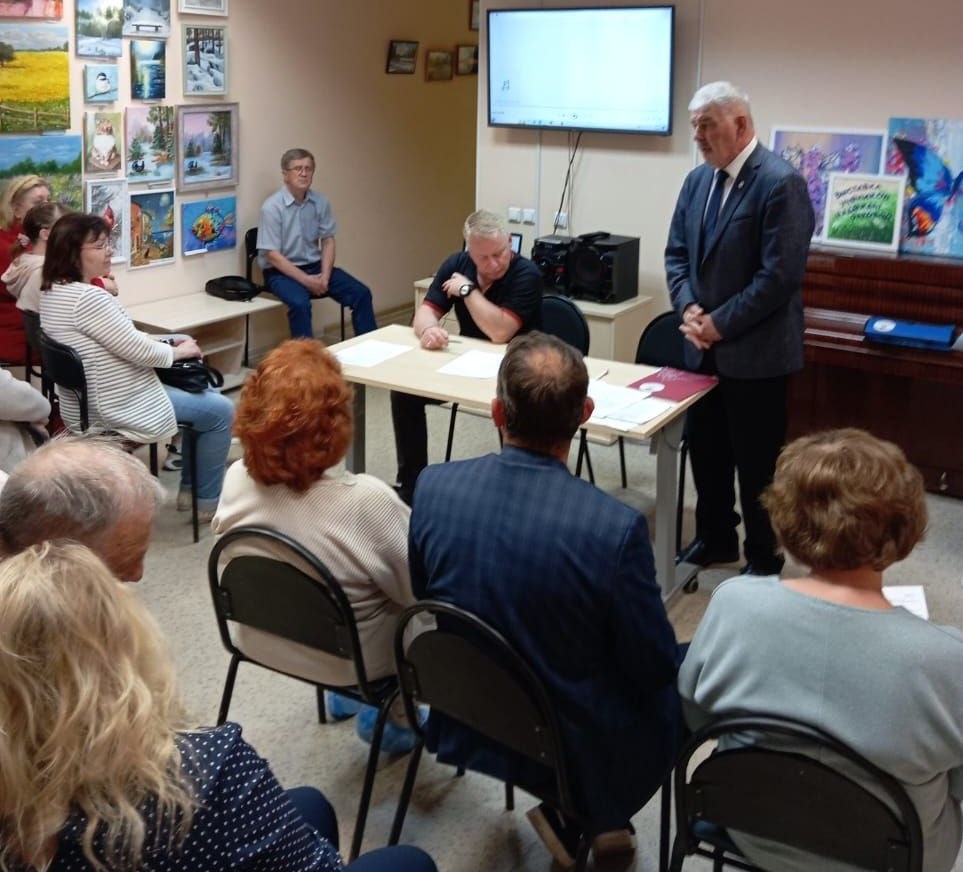 Собрание членов Карельского регионального отделения Партии пенсинеров. 