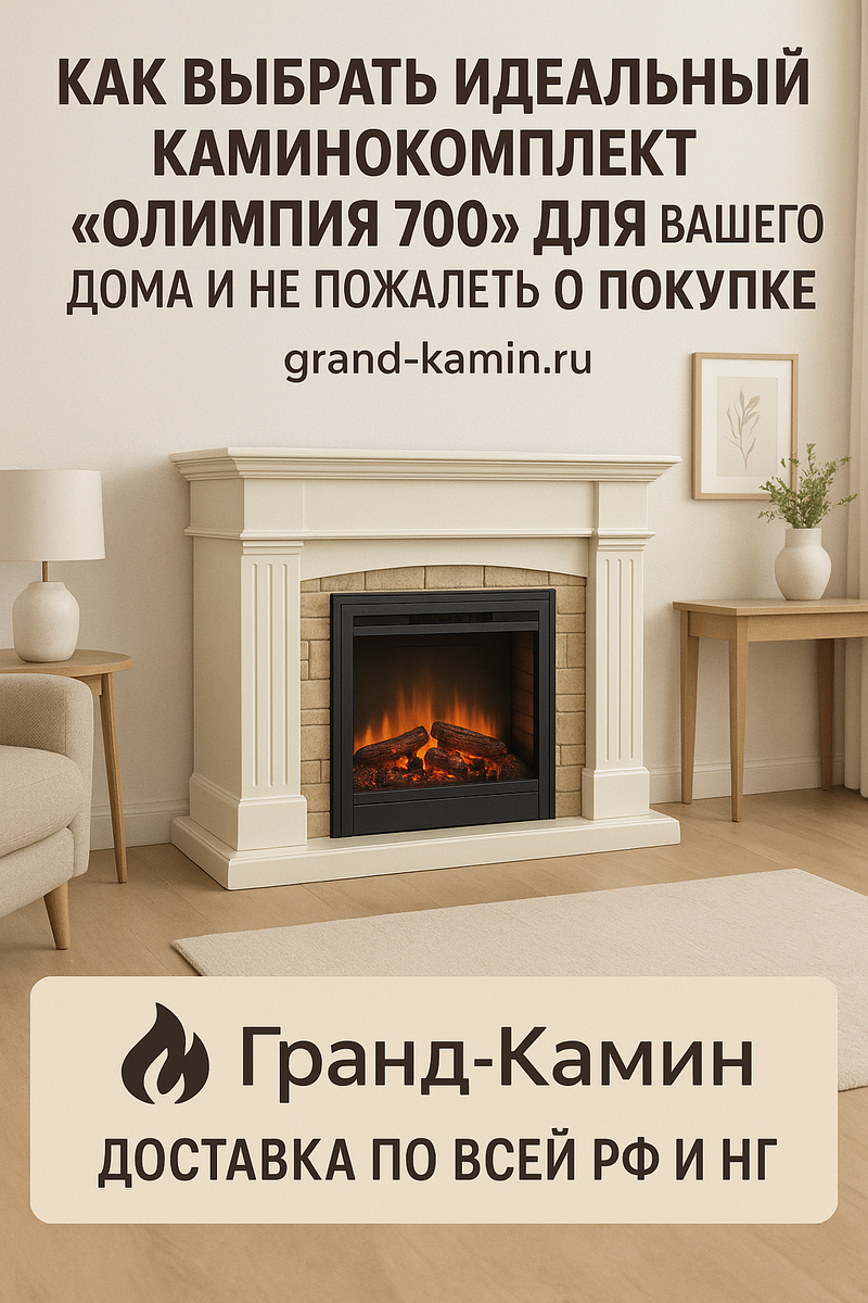    Как выбрать идеальный каминокомплект «Олимпия 700» для вашего дома и не пожалеть о покупке Kamin