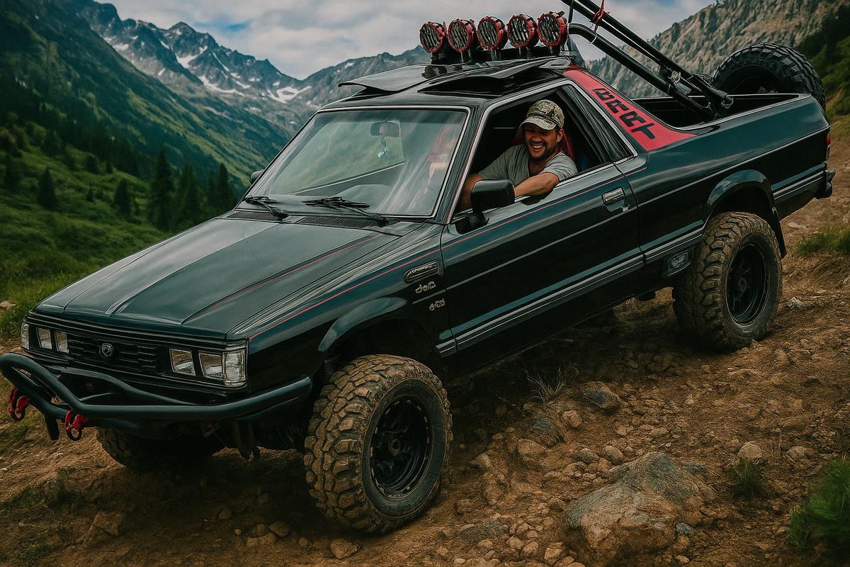 Subaru Brat во внедорожном тюнинге