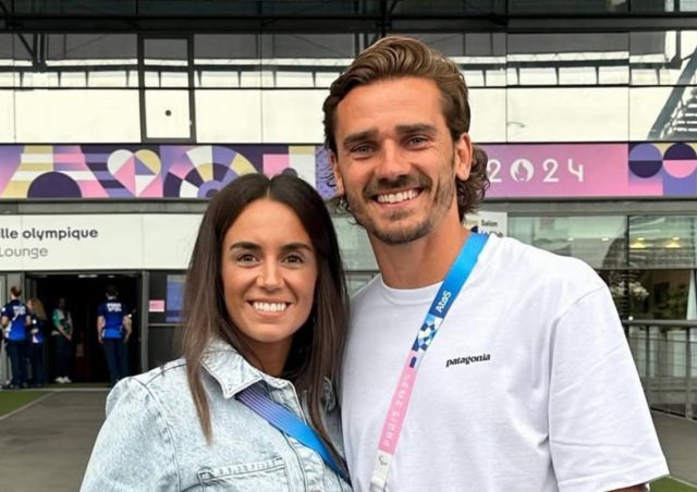    Антуан Гризманн c женой. Фото: социальные сети