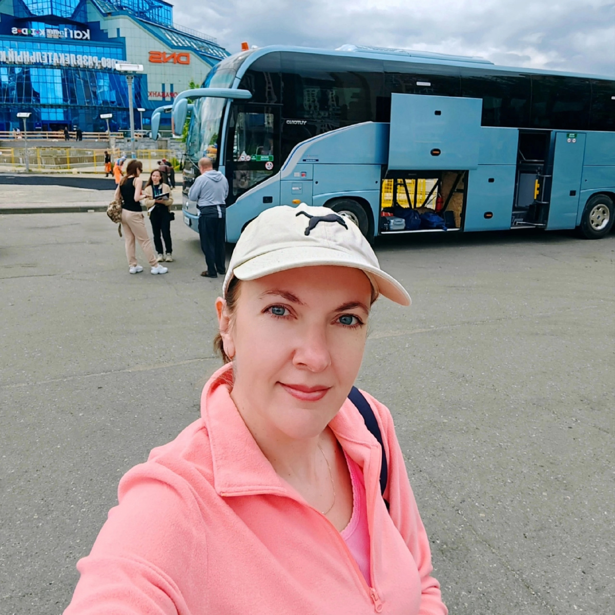 Жду отправления автобуса 