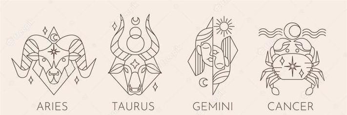 4 первых знаков зодиака