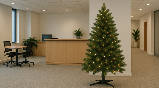 Как выбрать искусственную елку для офиса