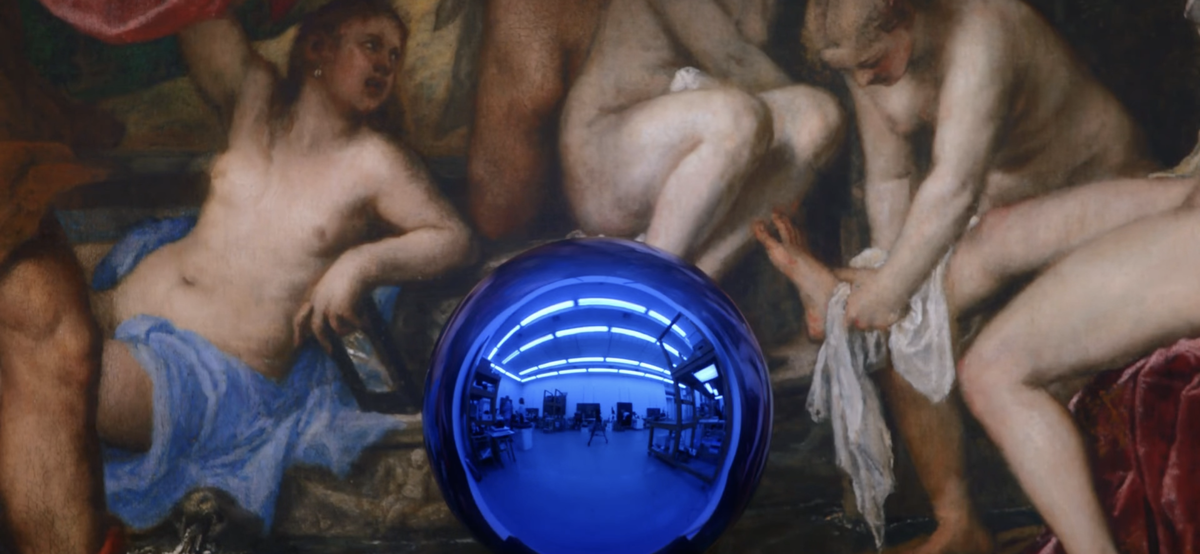 Кадр из фильма Всему есть цена, работа Джеффа Кунса 