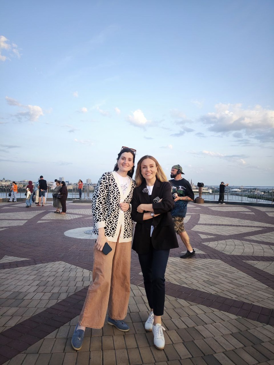 Я и ведущий канала "Мы и Они" Мария Шахова 