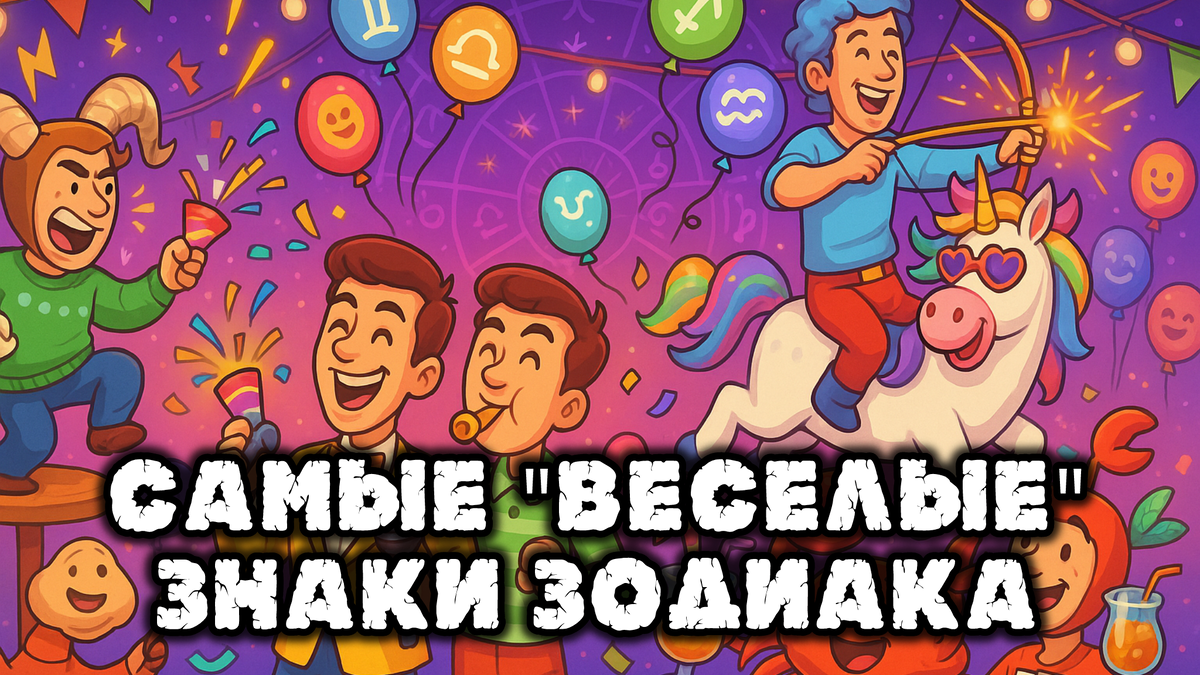 Самые "Весёлые" Знаки Зодиака